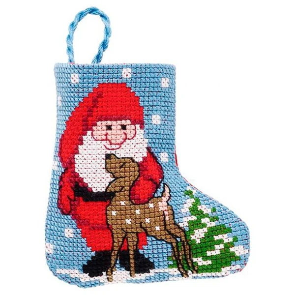 Broderikit Julemand Julestrømpe